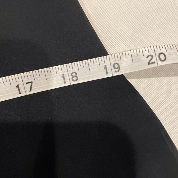 Club Monaco Ruffle Neck Silk Top, Black, Size Small - Picture 9 of 12